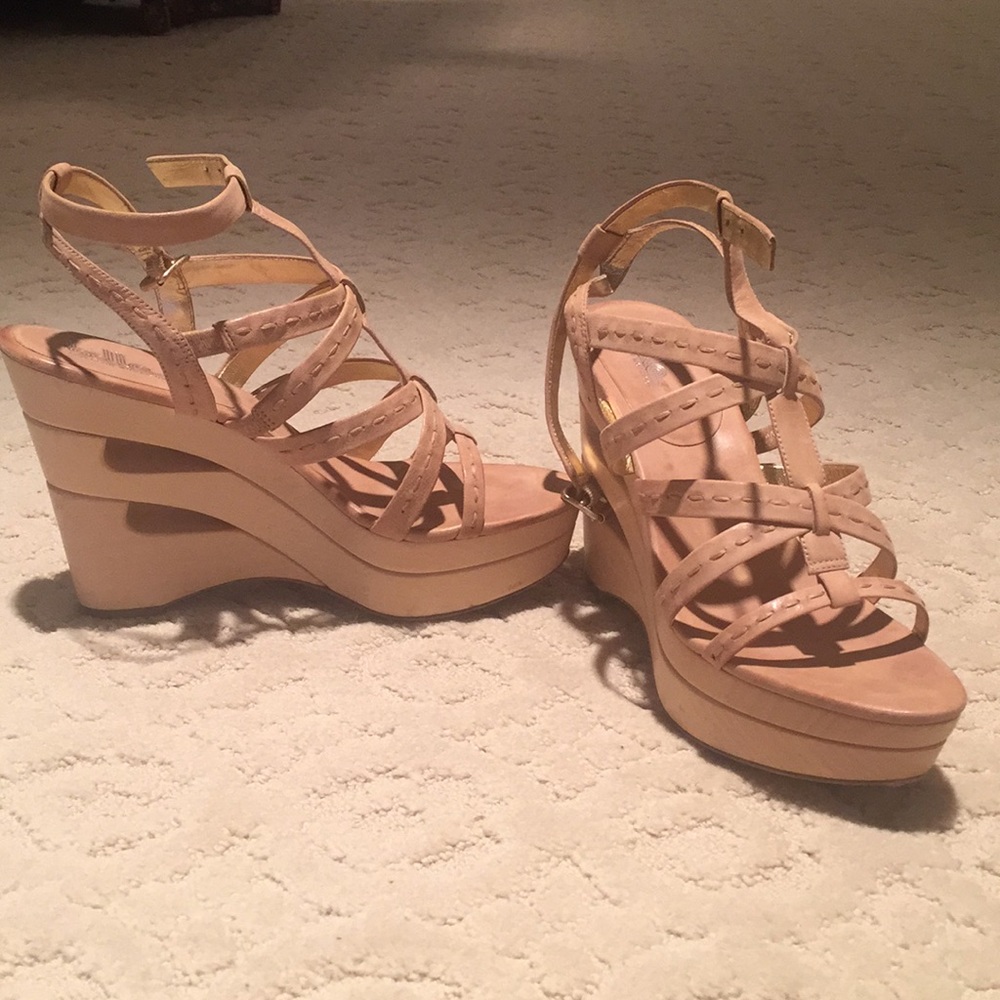 Belle by Sigerson Morrison wedded platform sandals